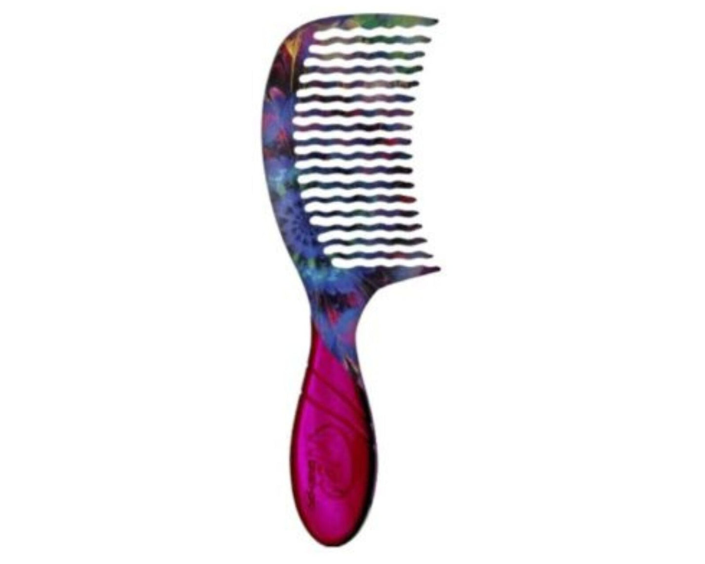 Wet Brush Detangling Comb Electric Dreams Luminous Spiral - Gentle Hair Tool
