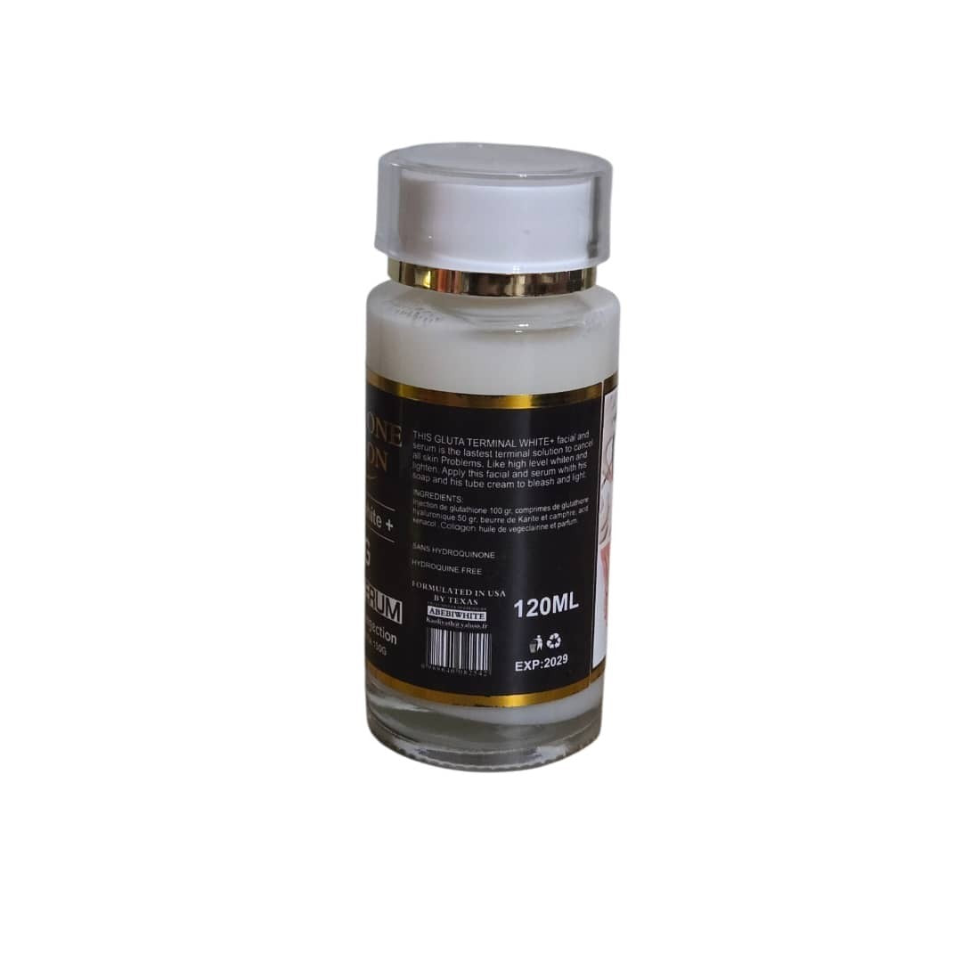 Snow White Body Serum 120ml - Gluta Terminal Concentrate for Brightening