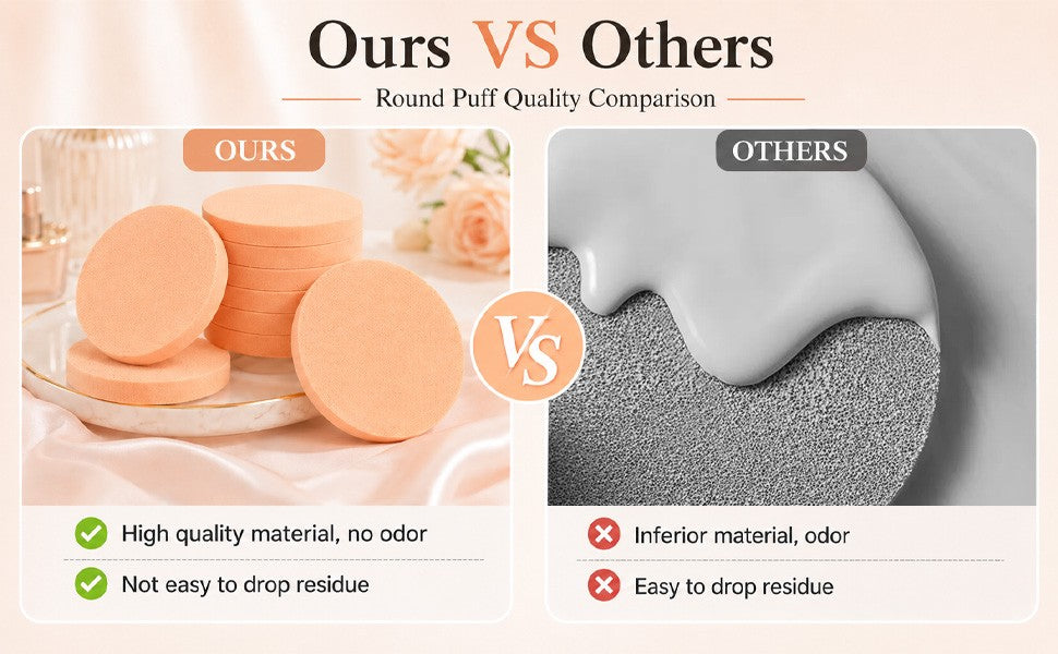 12 Pcs Reusable Makeup Sponges for Liquid Foundation and Blending