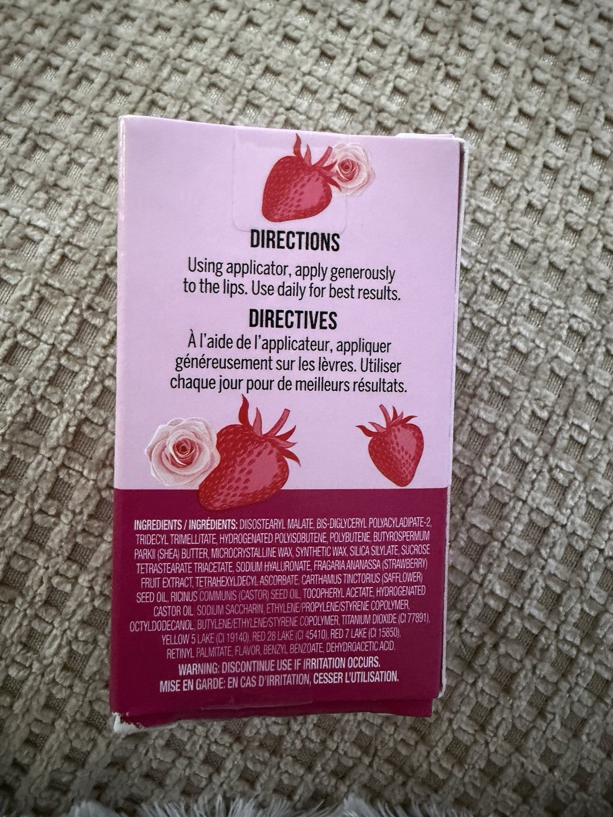 Lip Mask with Hyaluronic Acid & Vitamins - Moisturizing Lip Care 0.7oz