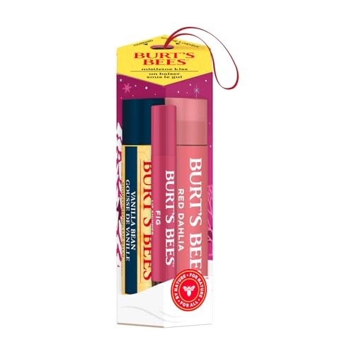 Burt's Bees Holiday Gift Kit - Mistletoe Kiss Red Lip Care Set