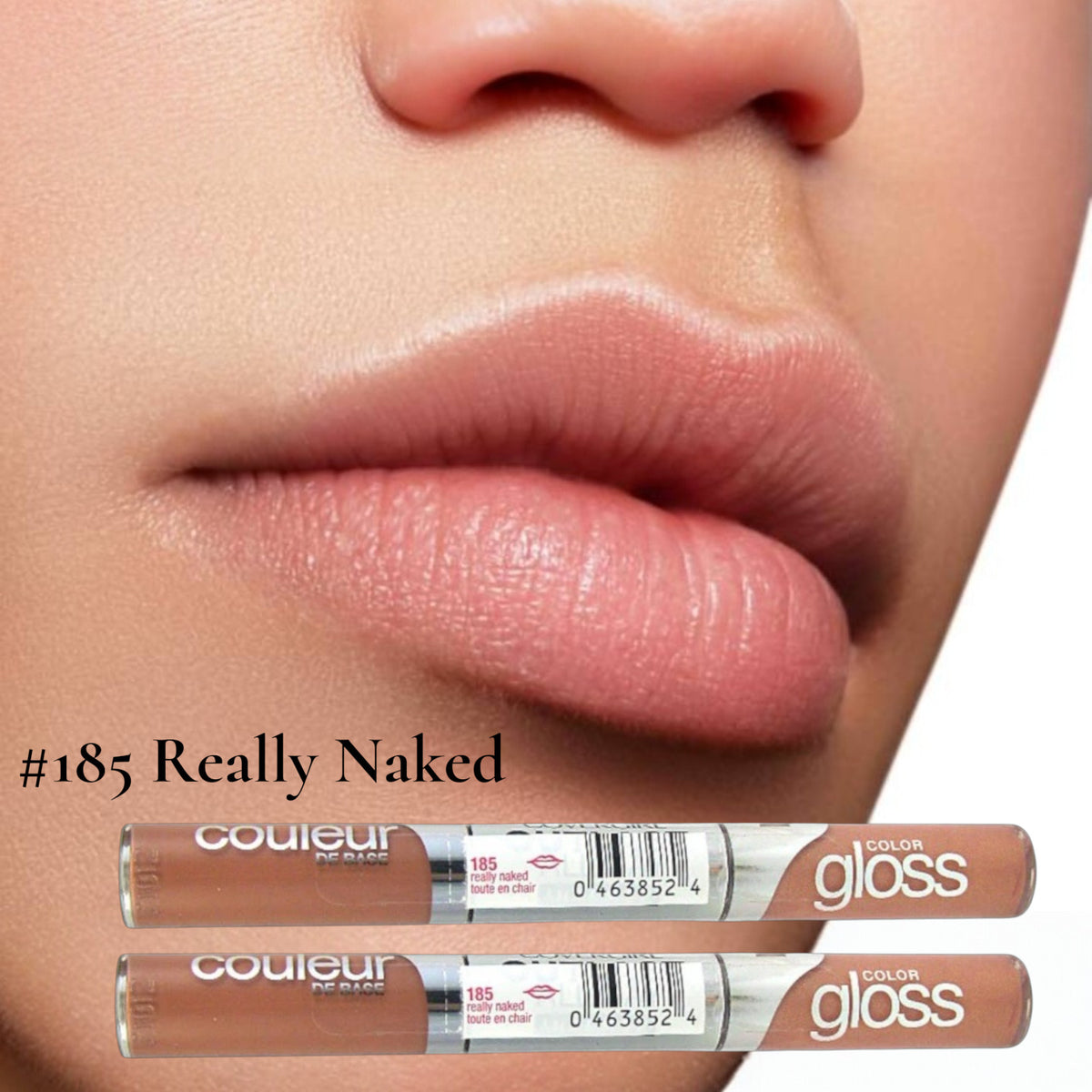 Lip Gloss Set - 2 Pack Outlast All-Day Intense Color 185 Really Naked