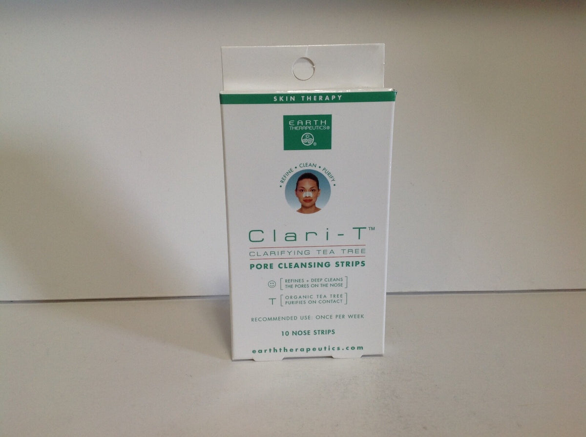 Organic Pore Cleansing Strips - Earth Therapeutics Clari-T 10 Count