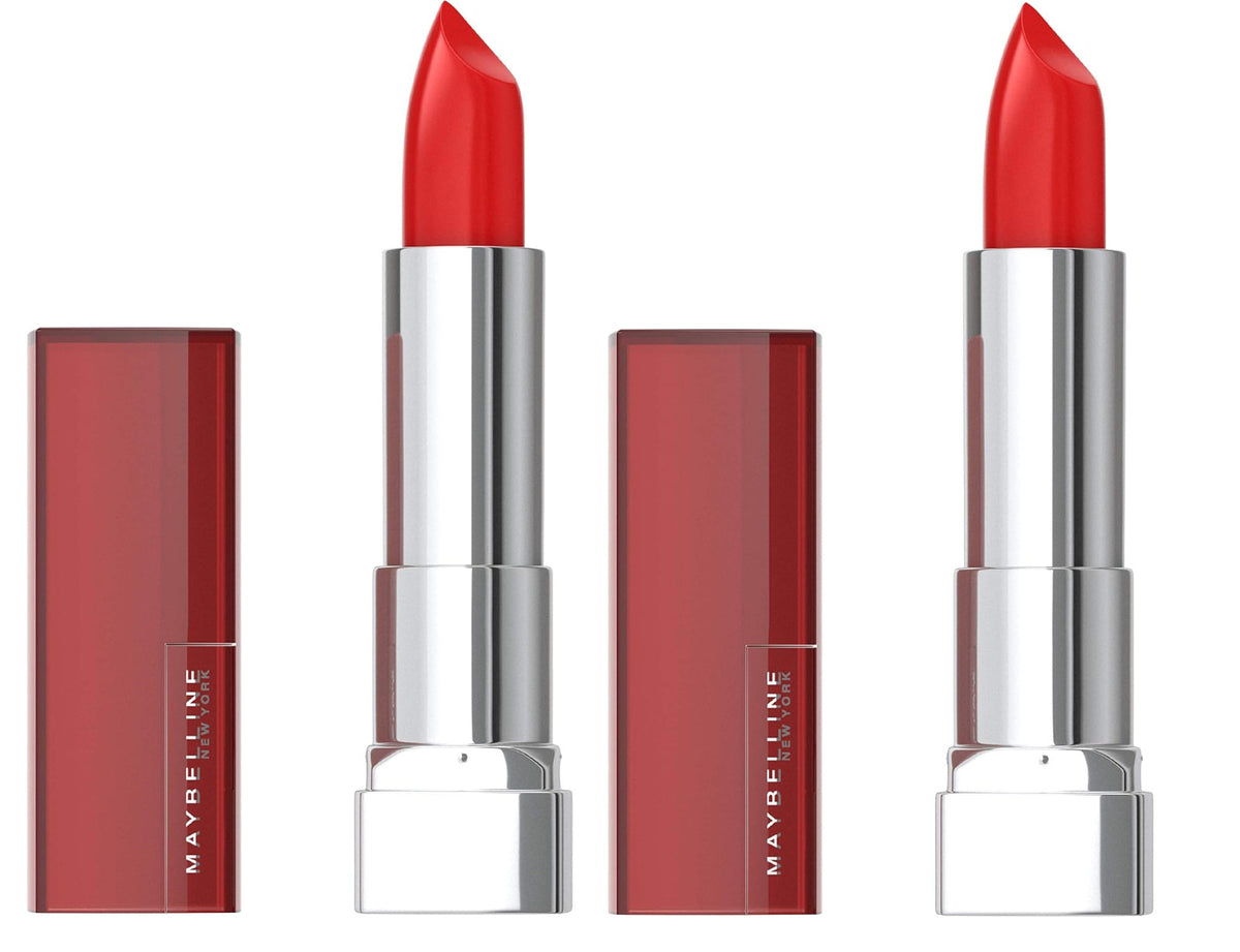 Cream Finish Lipstick 645 Red Revival - 2 Pack