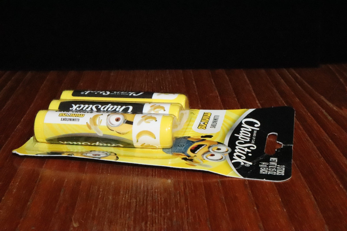 Banana Lip Balm 3-Pack - ChapStick Minions Limited Edition