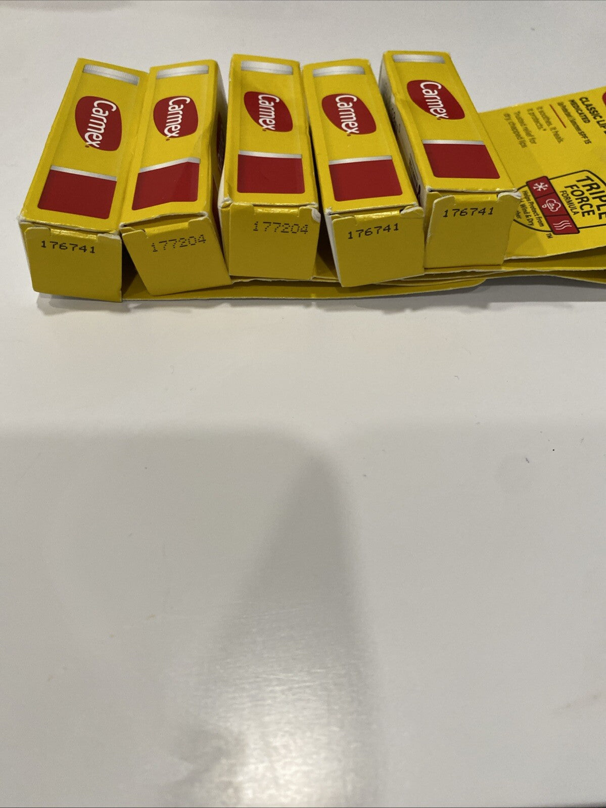 Carmex Classic Medicated Lip Balm Stick with SPF 15 - 5 Pack