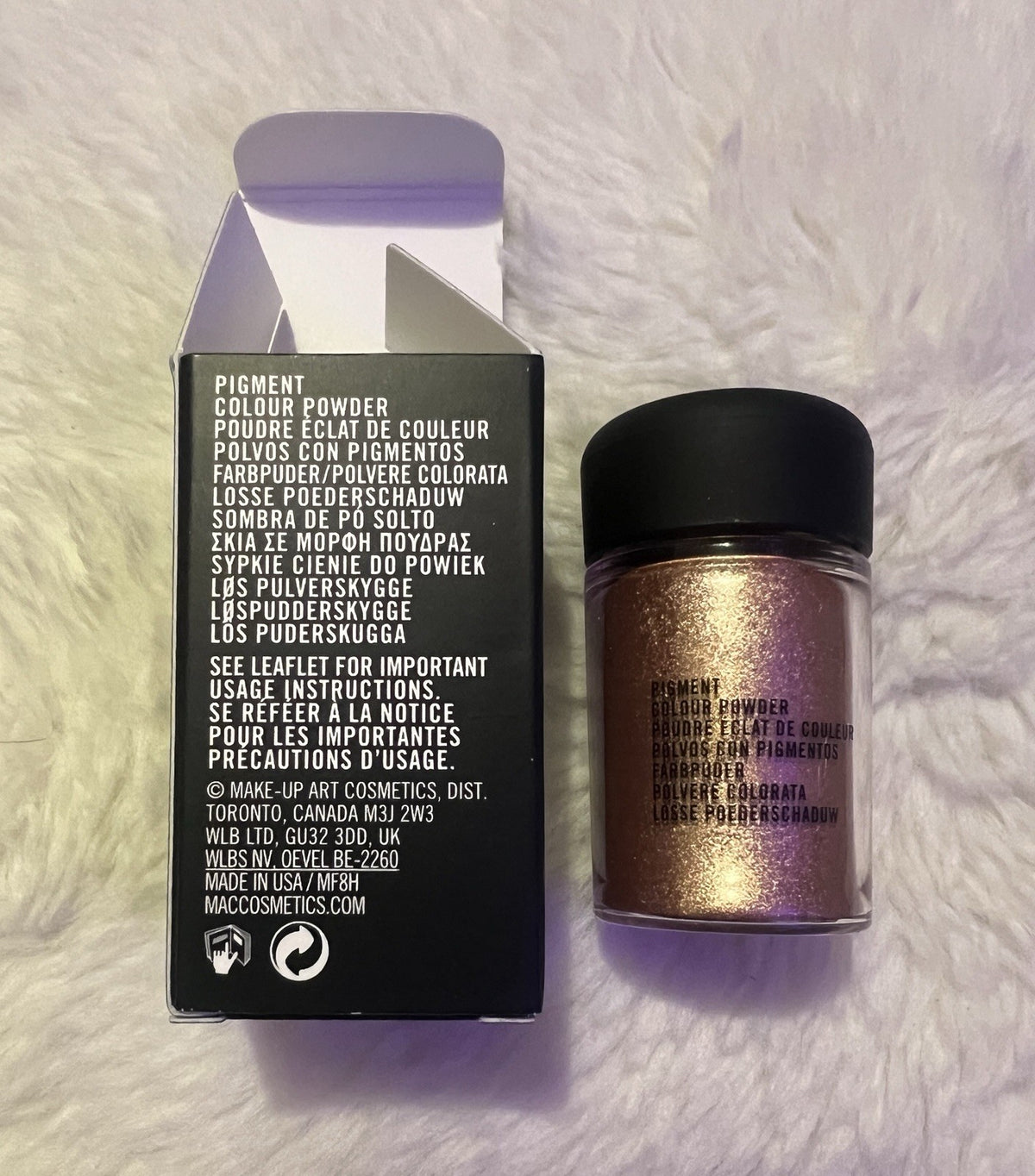 MAC Pigment TAN Loose Powder Makeup 0.15 oz / 4.5 g New in Box