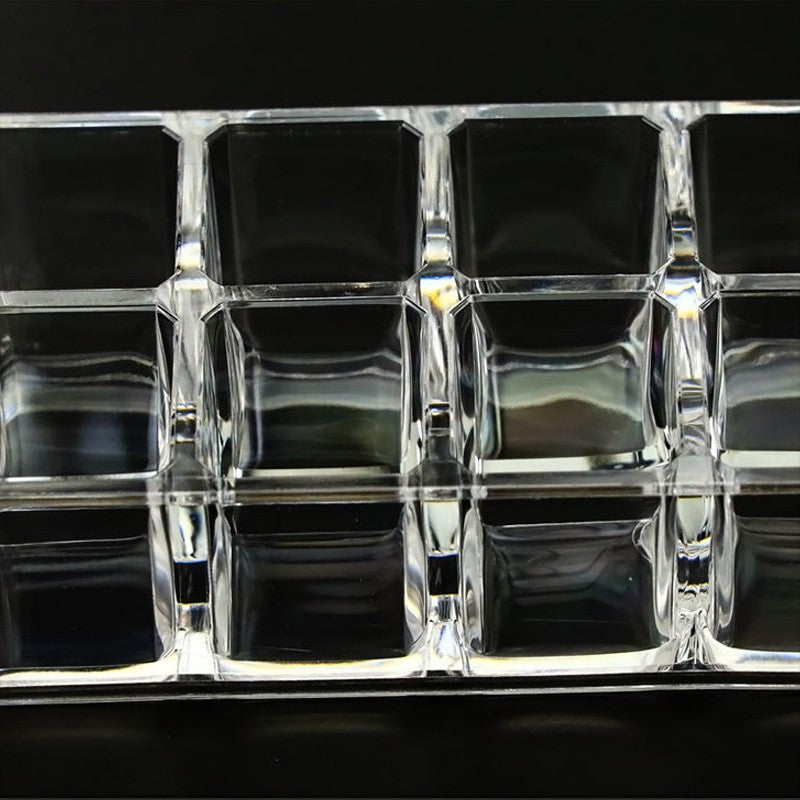 Acrylic Lipstick Organizer 12-Grid Desktop Makeup Storage Display