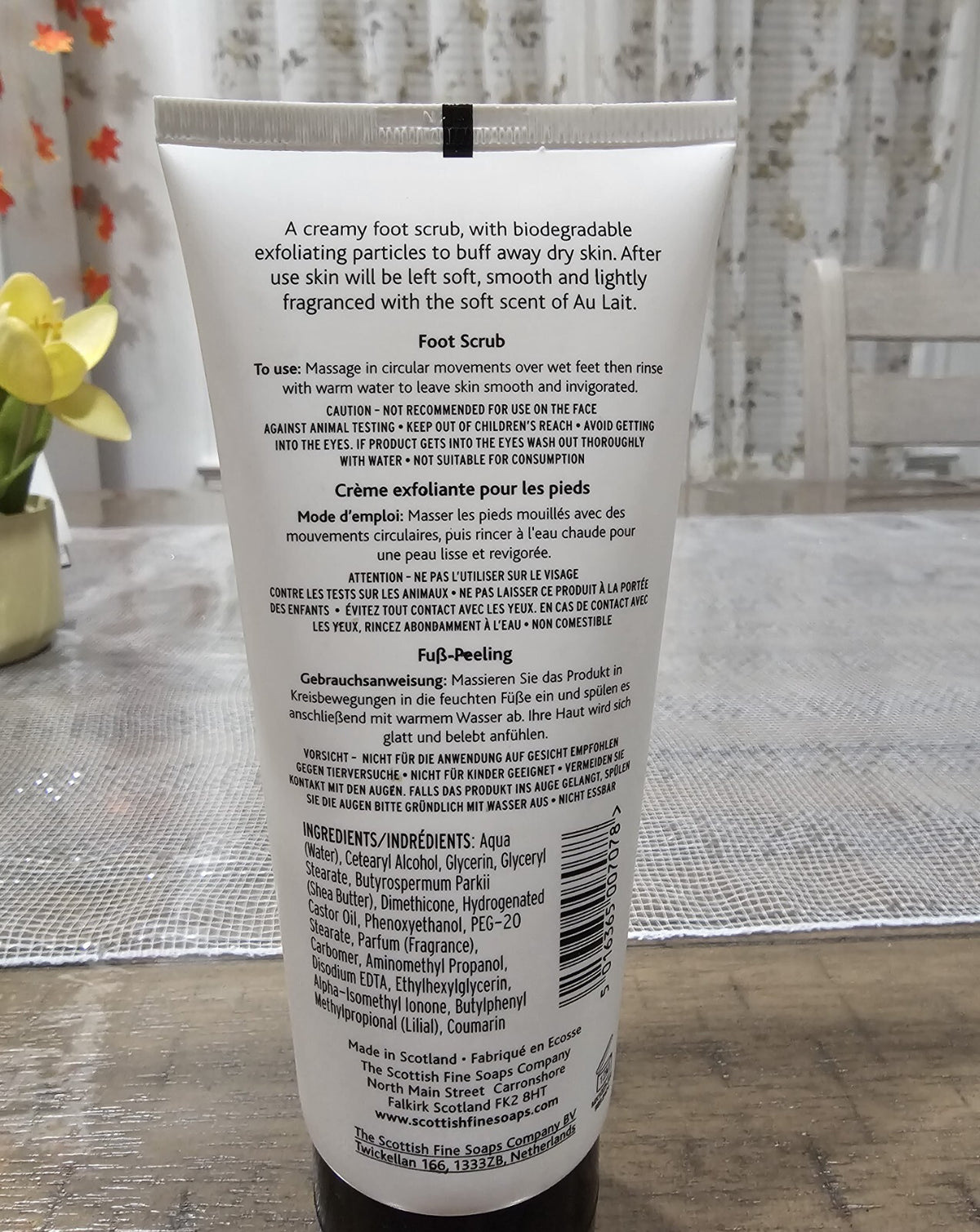 The Scottish Fine Soaps Company Au Lait Foot Scrub 7 fl oz/200 mL
