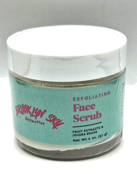 Exfoliating Face Scrub with Fruit Extracts & Jojoba Beads - 2 oz