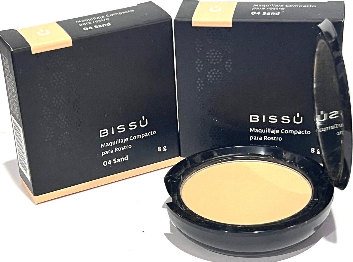 Semi-Matte Face Powder - Natural Finish, Oil-Free, 8g, 2 Pack