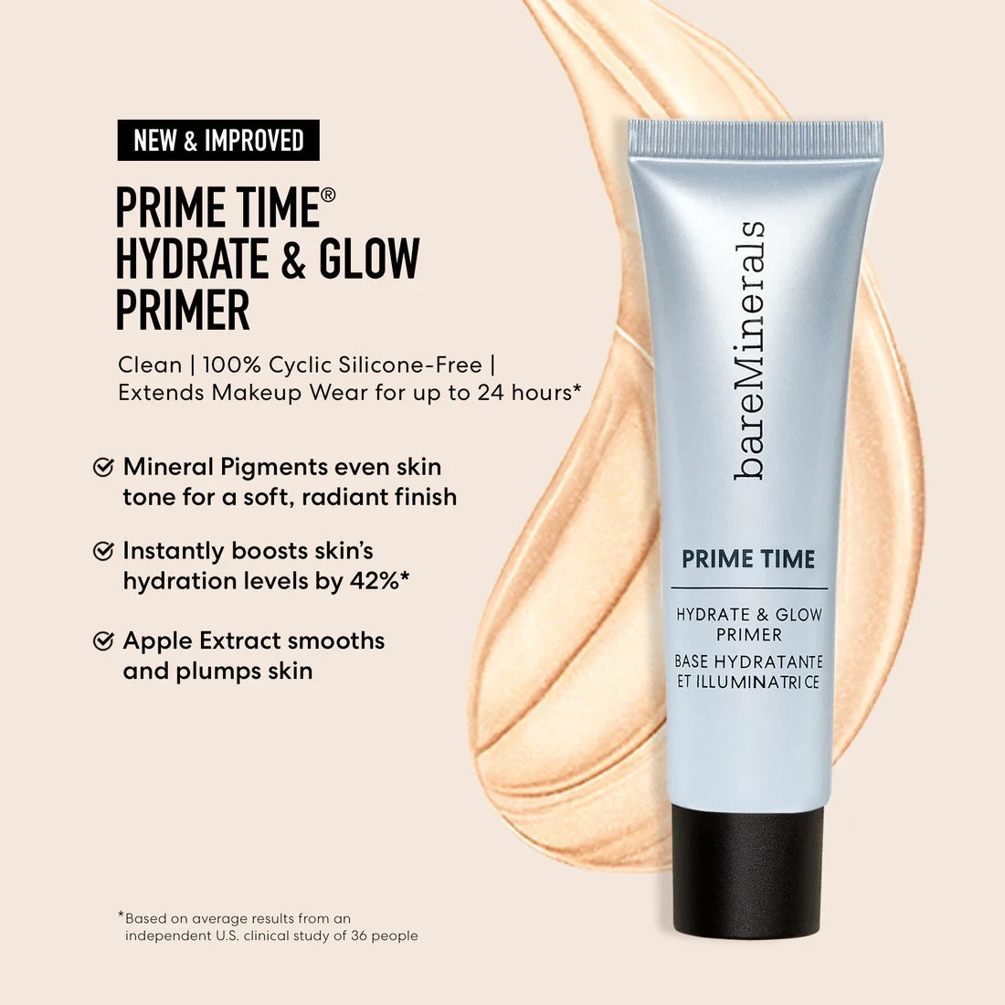 Hydrating Glow Primer for Face - Hydrate & Even Skin Tone, 30ml
