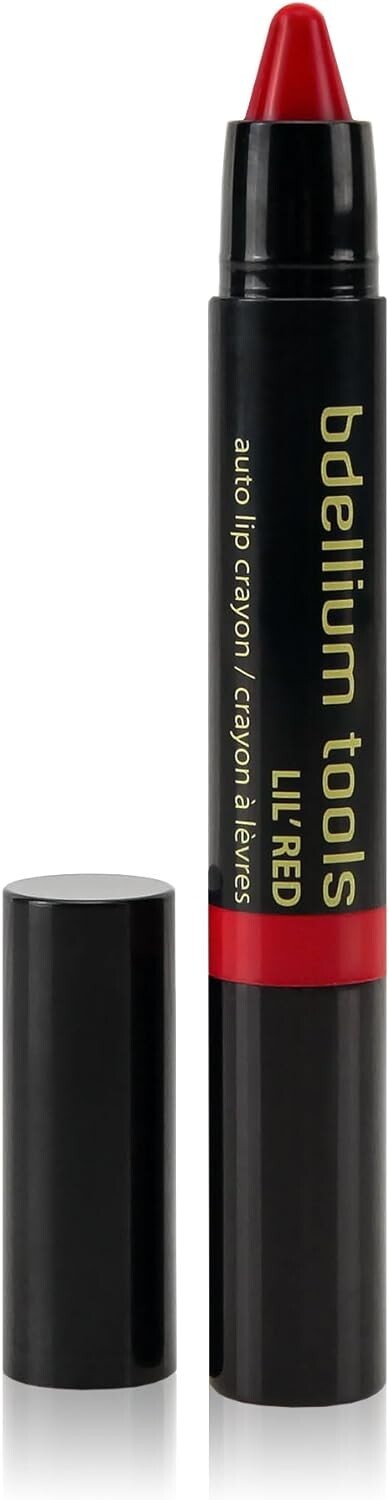 Bdellium Auto Lip Crayon Lil`Red - Long-Lasting Lip Color, 0.05 oz