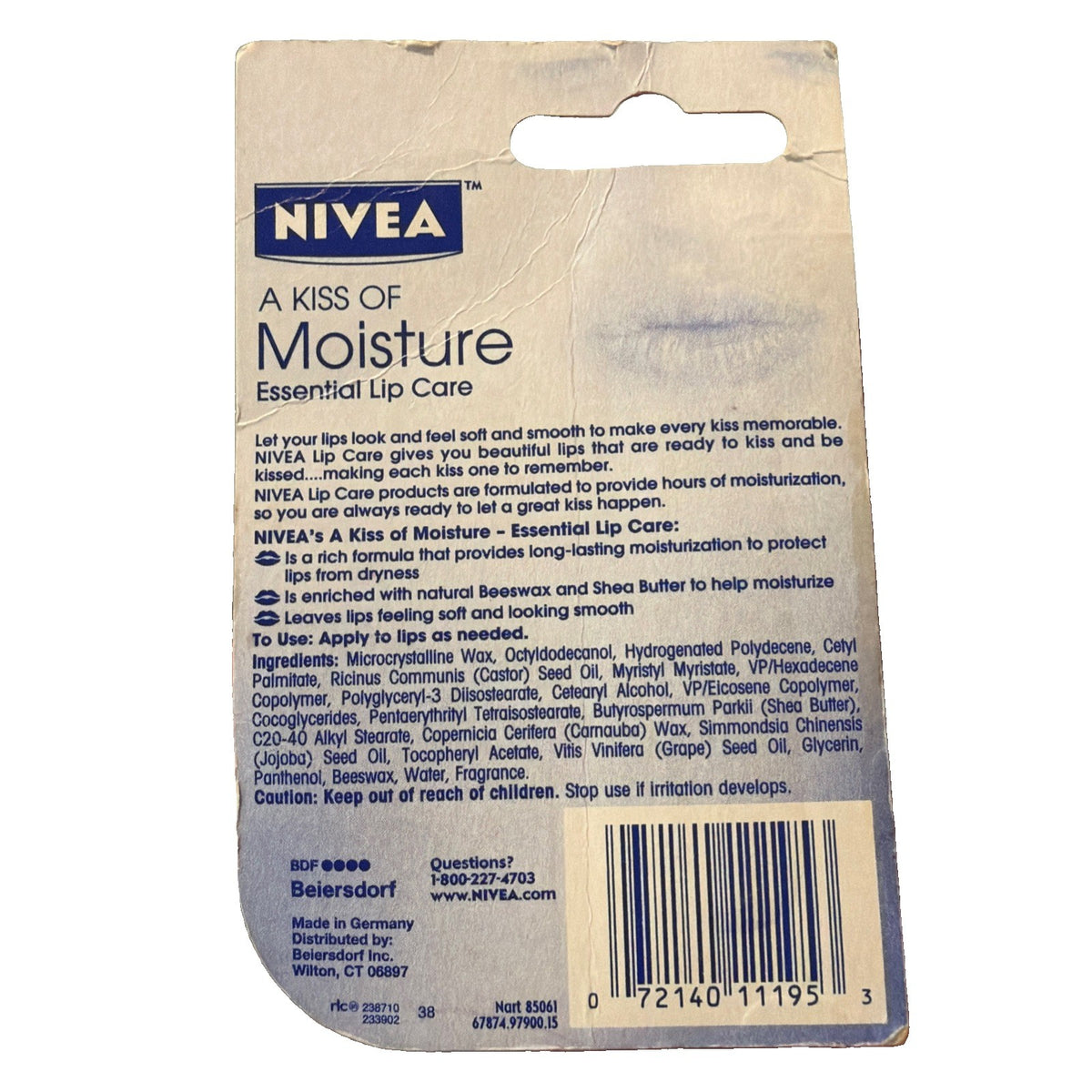 Hydrating Lip Balm with SPF 4 - Moisturizing Lip Care 0.17 oz