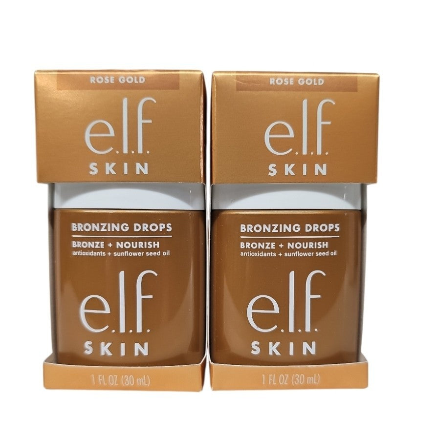 Liquid Bronzer for Face & Skin - Rose Gold, 2 Pack