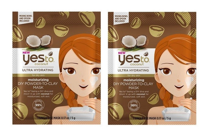 Coconut Ultra Hydrating Powder to Clay Mask for Dry Skin (2 Pack)