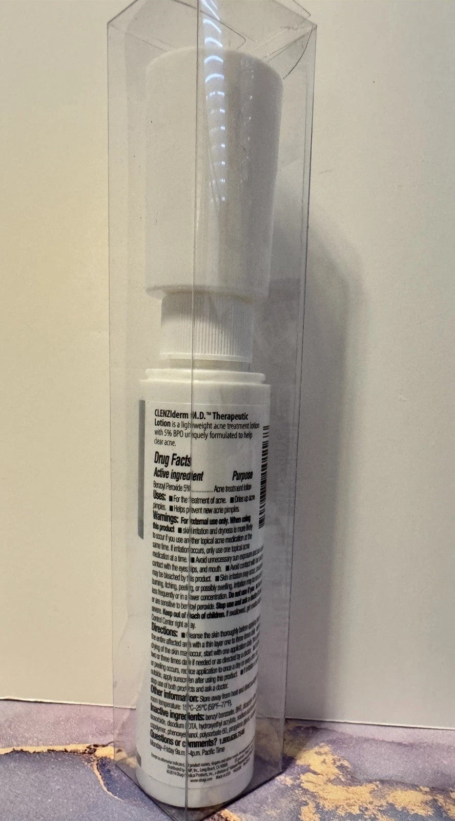 Acne Treatment Lotion 5% BPO Therapeutic Face Serum - 1.6 Oz