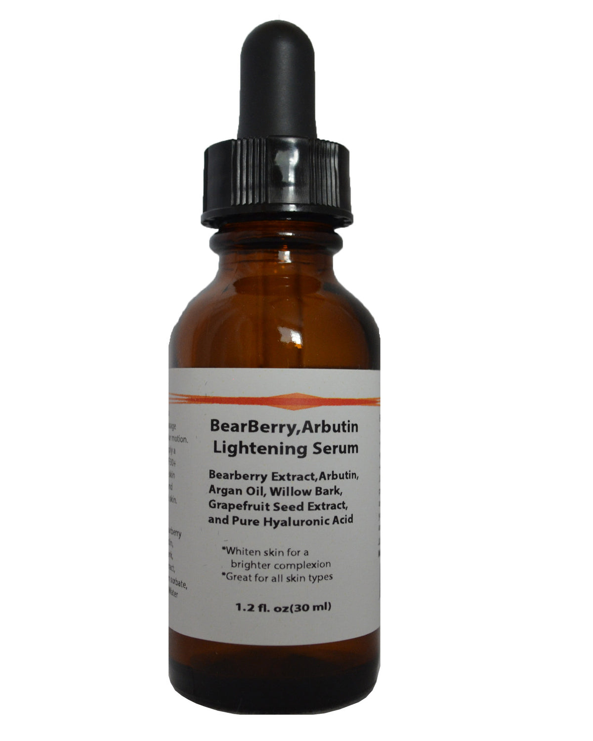Natural Skin Lightening Serum with Arbutin and Hyaluronic Acid - Anti-Aging Face Treatment