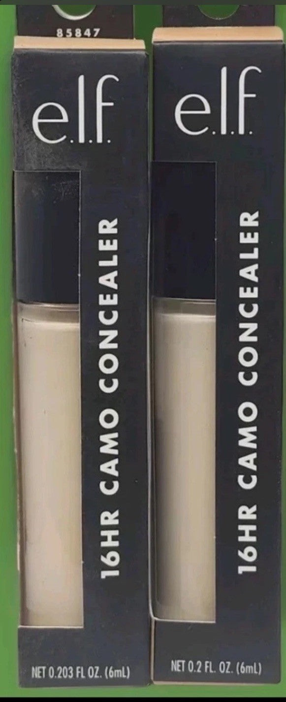 Elf 16HR Camo Full Coverage Matte Concealer - Medium Peach, 2-Pack