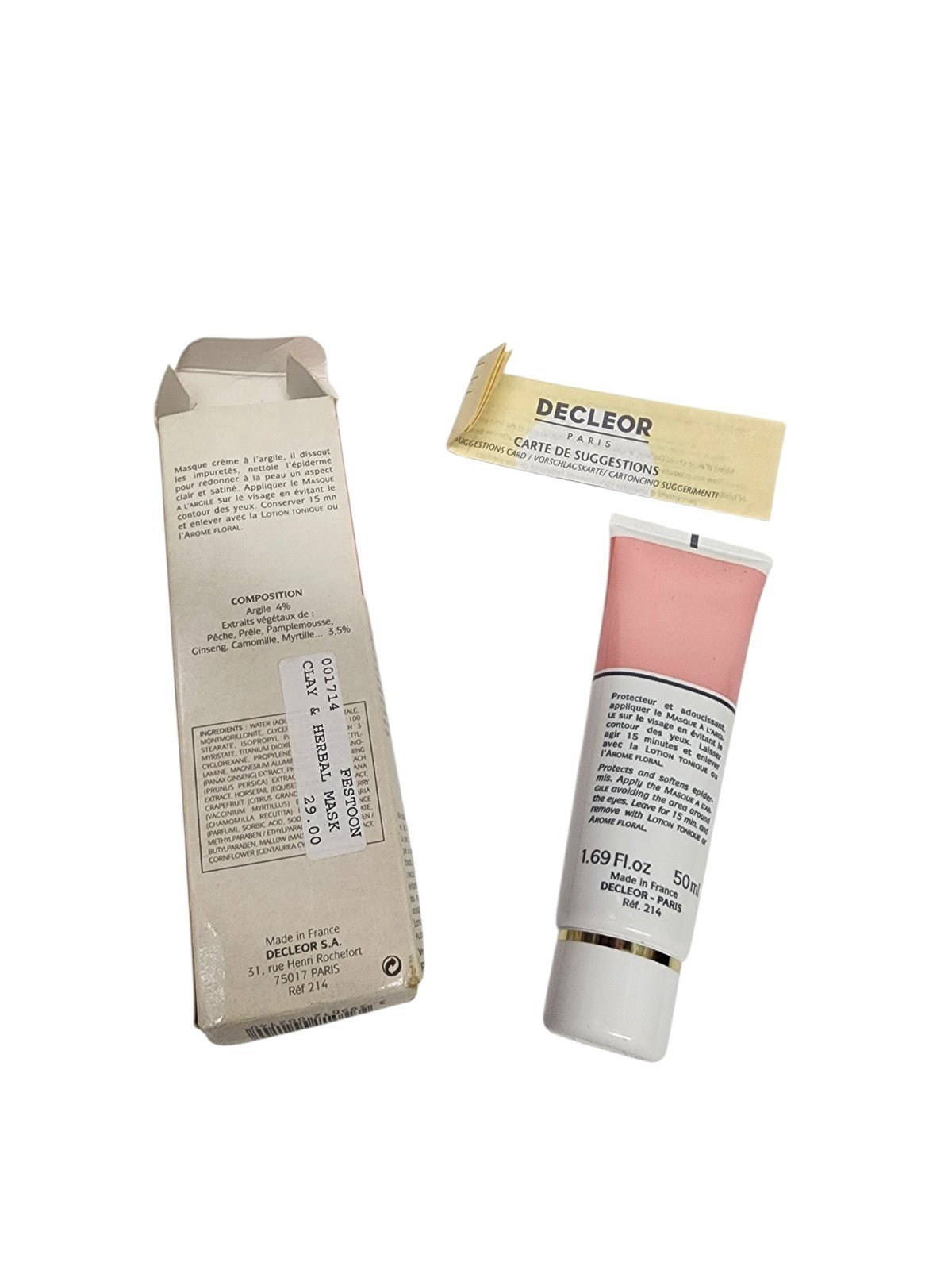 Clay and Herbal Face Mask Treatment - 50ml