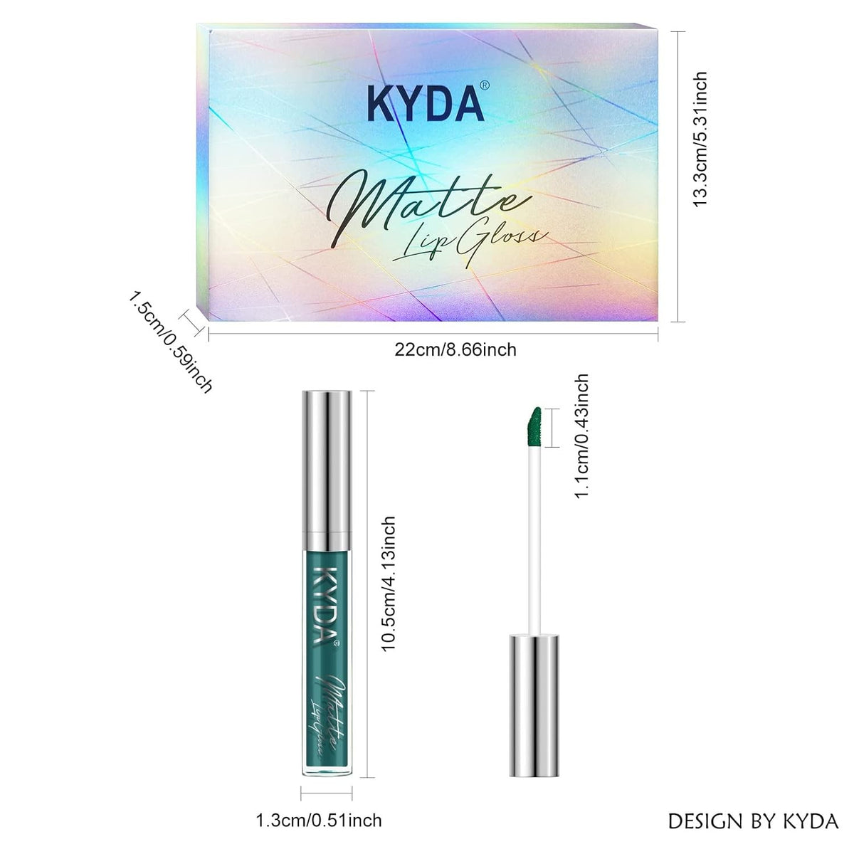 10 Colors Lipstick Set - Metallic & Matte Long-Wear Lip Cosmetics