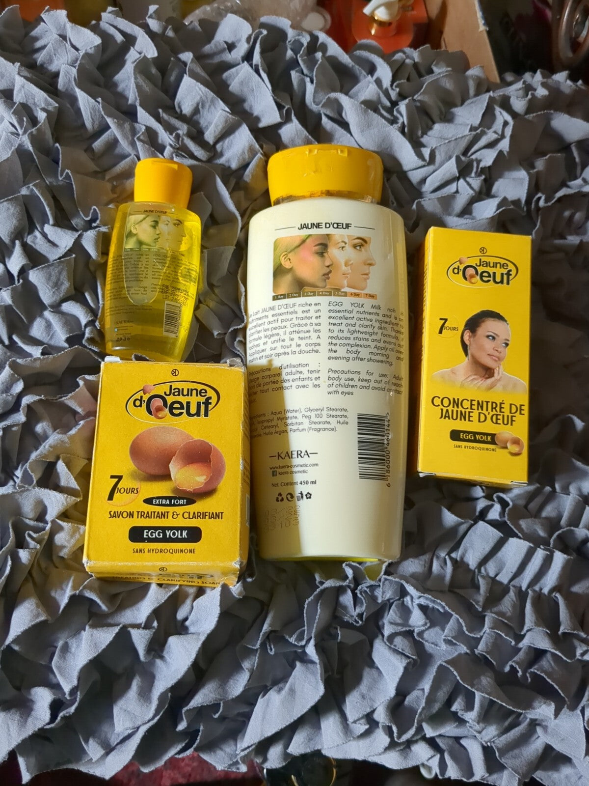 Egg Yolk Body Milk with Clarifying Serum and Oil - 450ml | Natural Skin Care