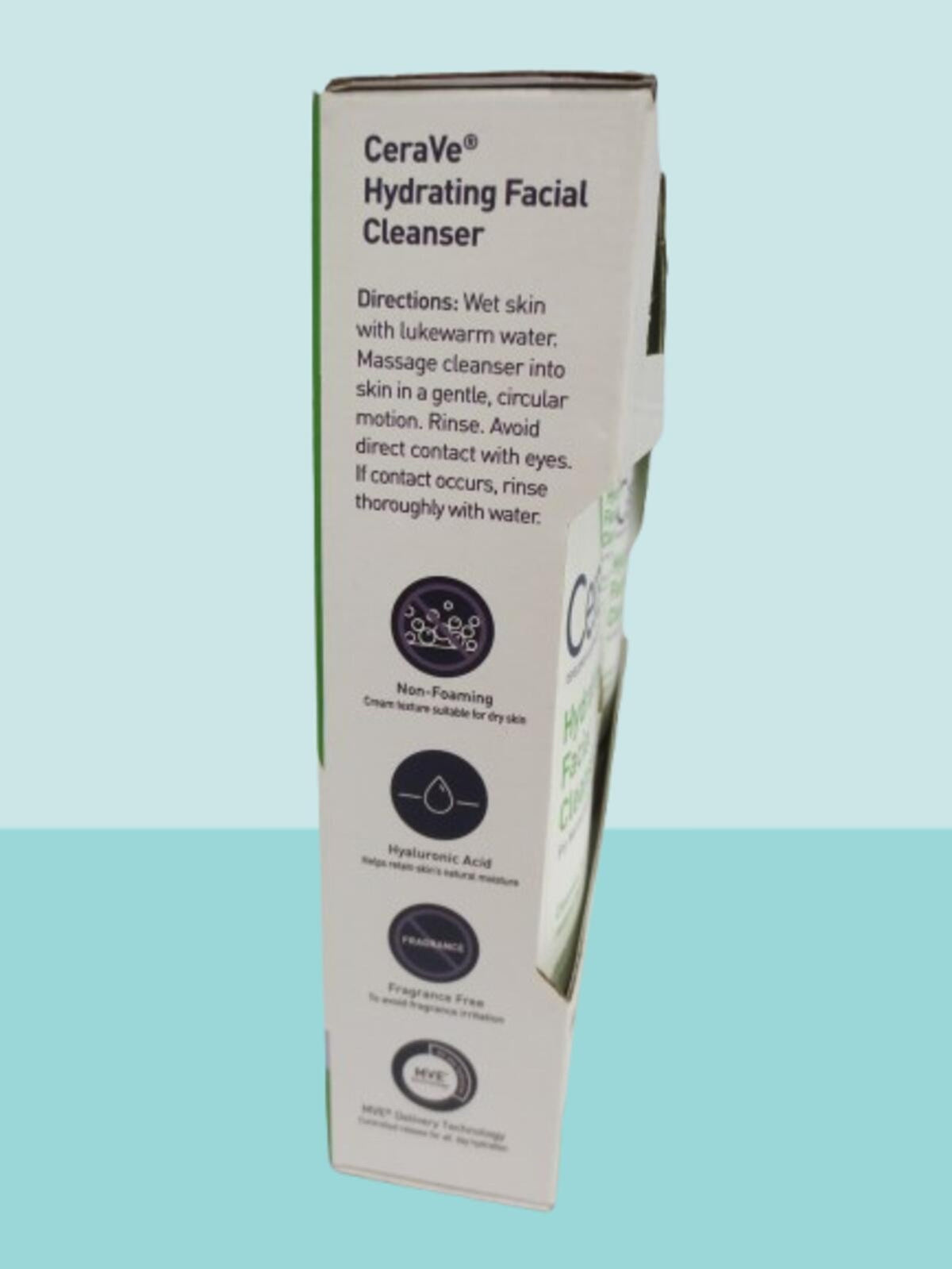 CeraVe Hydrating Facial Cleanser for Normal to Dry Skin 12oz & 3oz Set - 3 Pieces Gift
