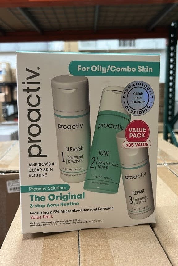 Proactiv 3-Step Acne Treatment System - 60 Day Clear Skin Kit