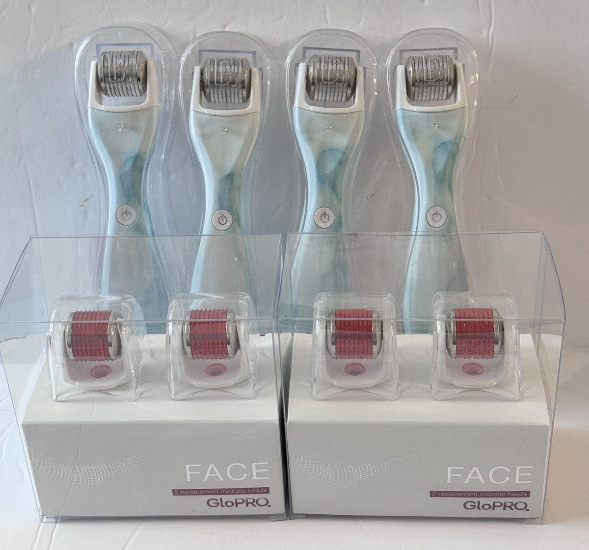 Microdermabrasion Facial Tool with 4 Attachments - Rechargeable Skin Regeneration Device