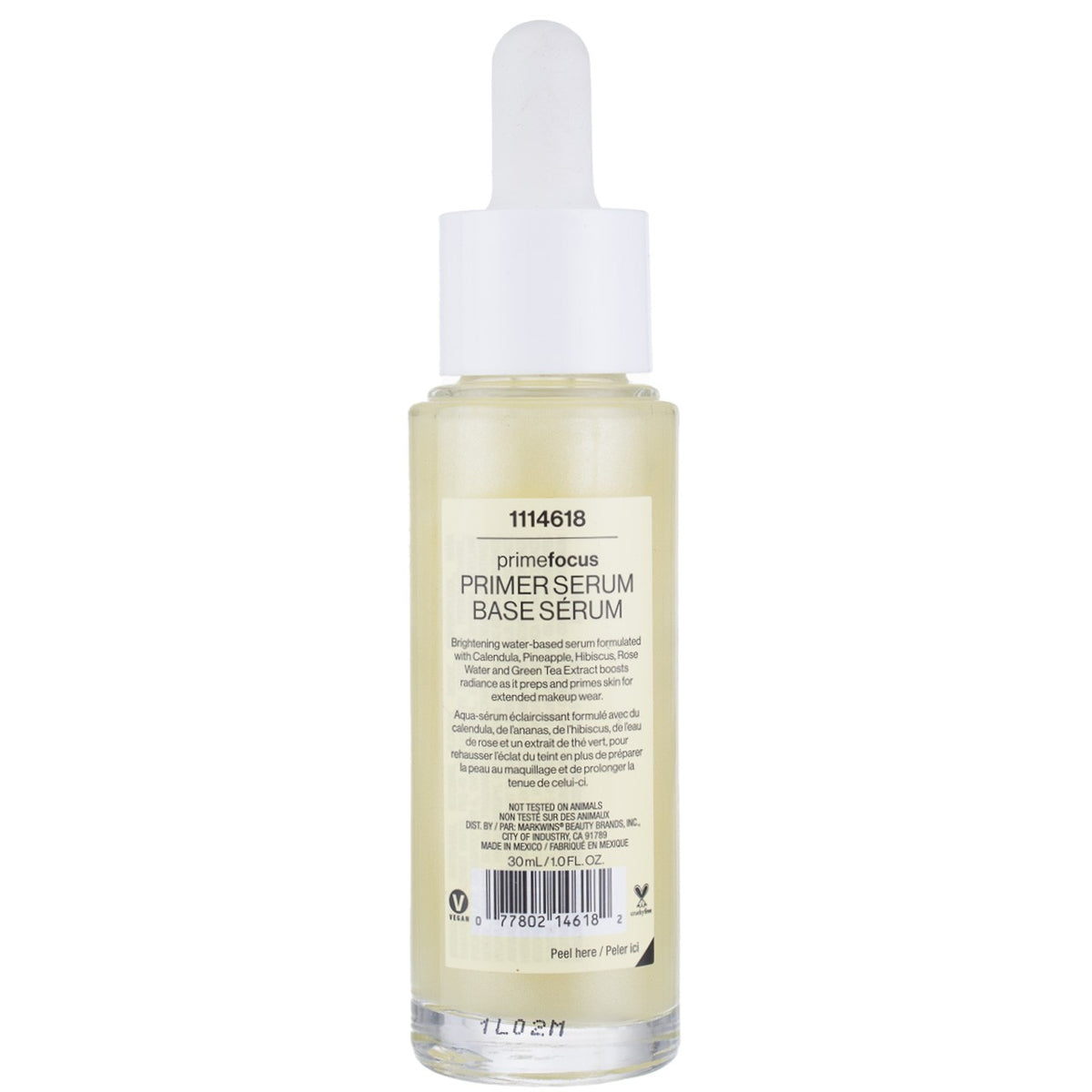 Water-Based Face Primer Serum with Pineapple & Calendula - Brightening & Refining