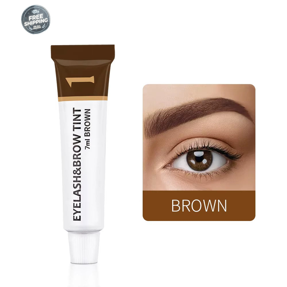 Waterproof Eyelash & Eyebrow Dye Tint Kit Long Lasting Color Gel - Multiple Shades