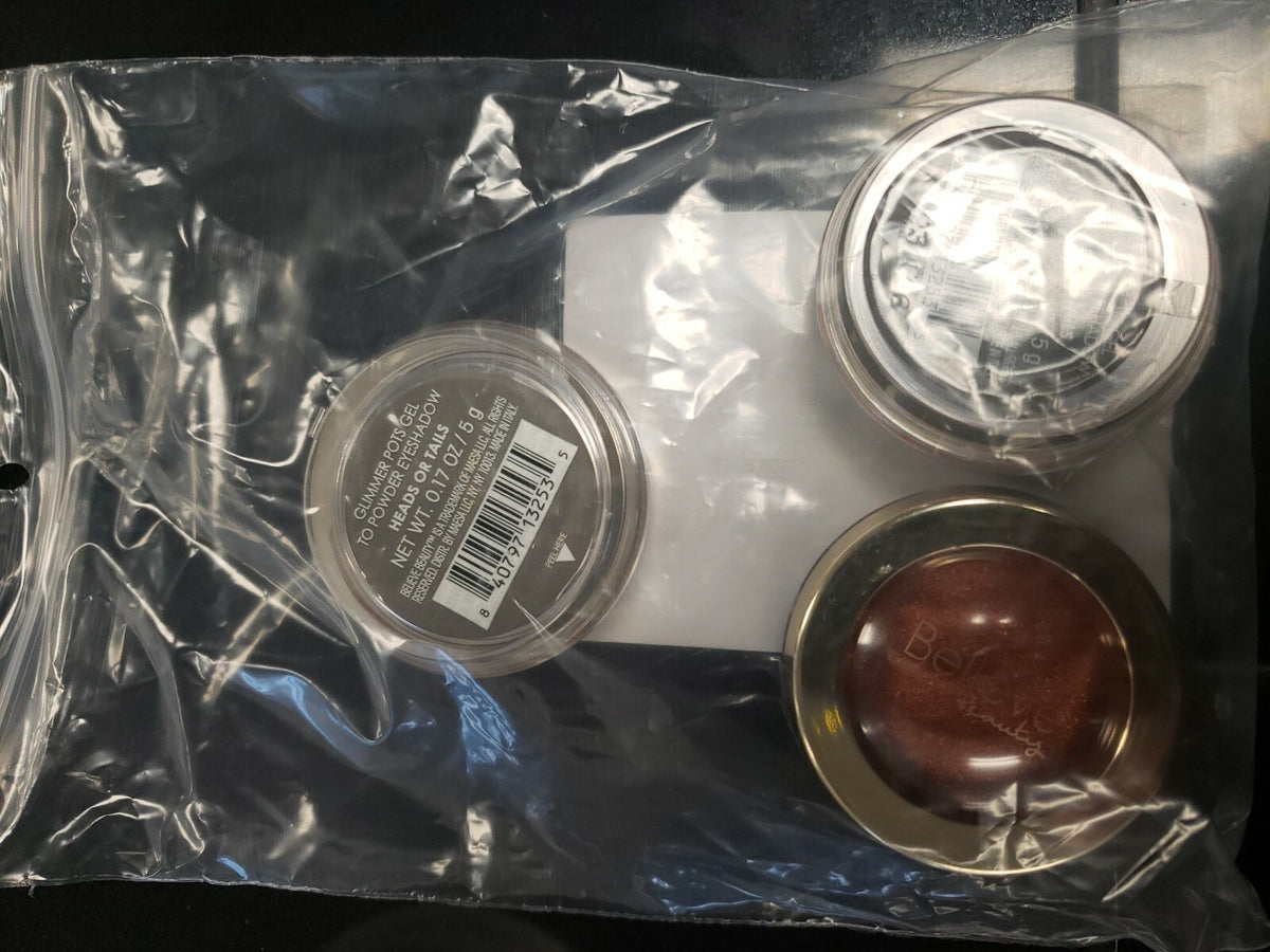 Gel To Powder Eyeshadow Heads or Tails - 3 Pack Eyeshadow Pots