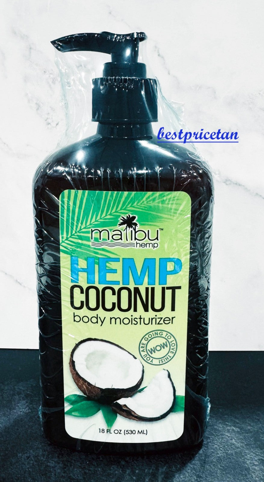 Hemp Coconut Body Moisturizer After-Tan Lotion 18 oz