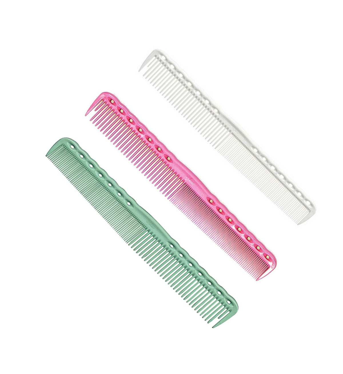 YS Park 334 Fine Cutting Grip Comb Mint Green for Hair Styling