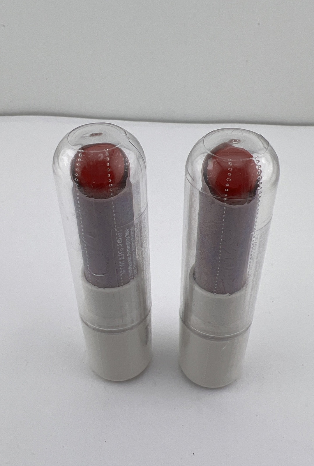 Vegan Tinted Lip Balm Set - Hydrating Cherry Red Lip Care, 2 Pack