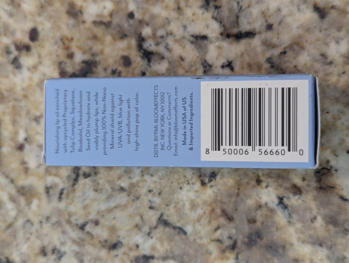Hydrating Lip Oil SPF 40+ Mauve - Tulipscreen Lip Care with SPF 40+ 0.24 oz