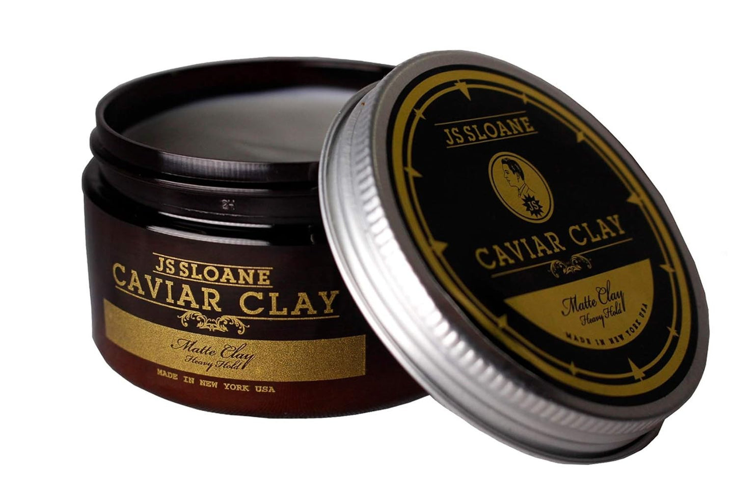 JS Sloane Caviar Matte Clay Hair Styling Pomade - 4 oz
