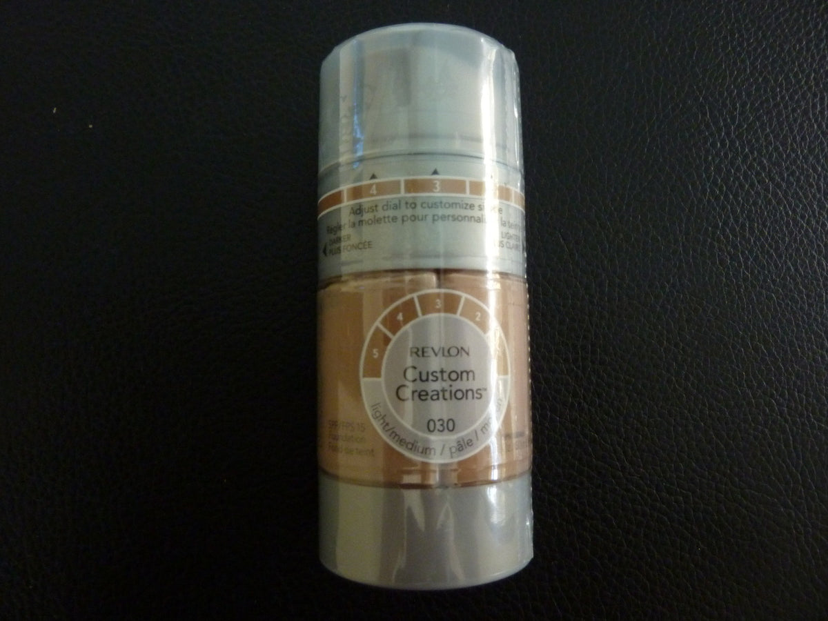 Revlon Custom Creations SPF 15 Foundation Light Medium #030 – Sealed 1 Fl Oz
