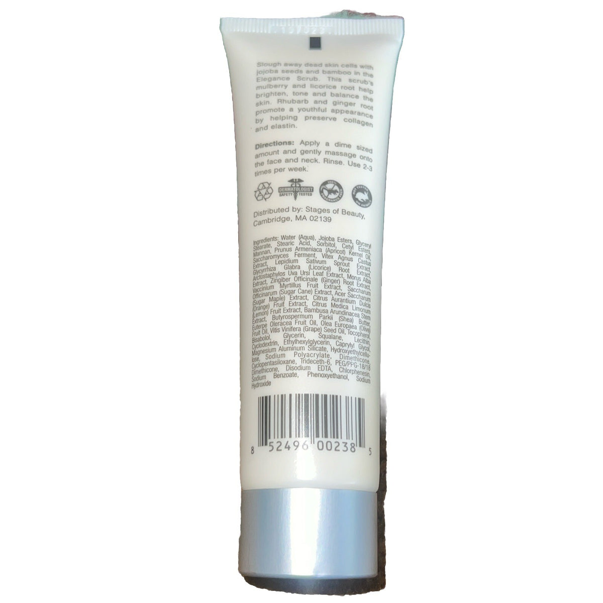 Facial Scrub Exfoliant - 2 Oz Gentle Skin Care for Deep Cleansing