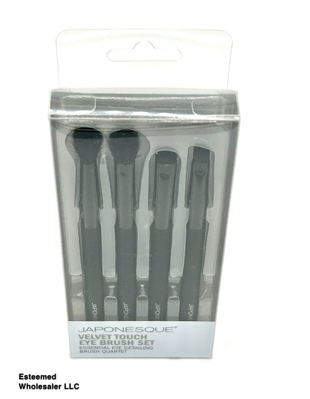 Eye Brush Set - Velvet Touch Detailing Cosmetic Makeup Brushes, 4 Pieces