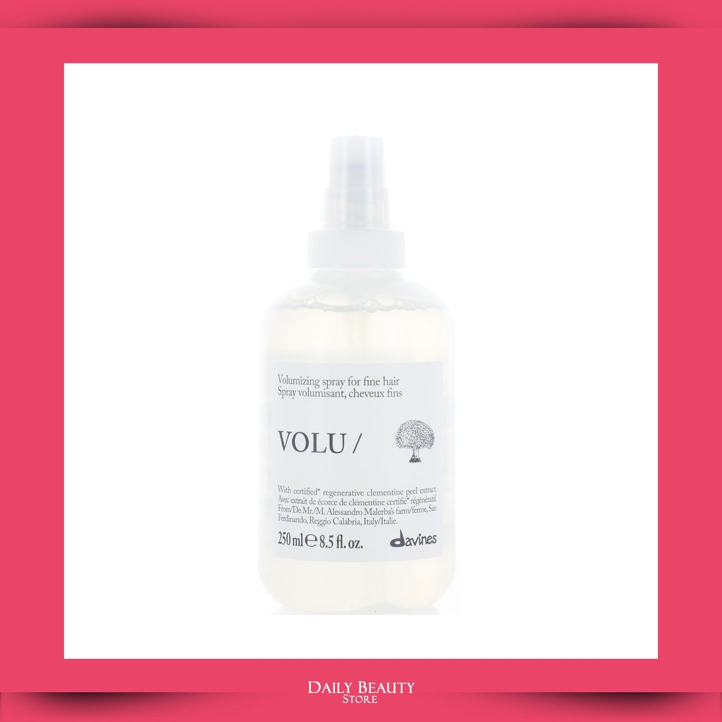 Davines VOLU Volumizing Hair Mist 250ml - Bouncy, Soft, Shine-Enhancing Spray