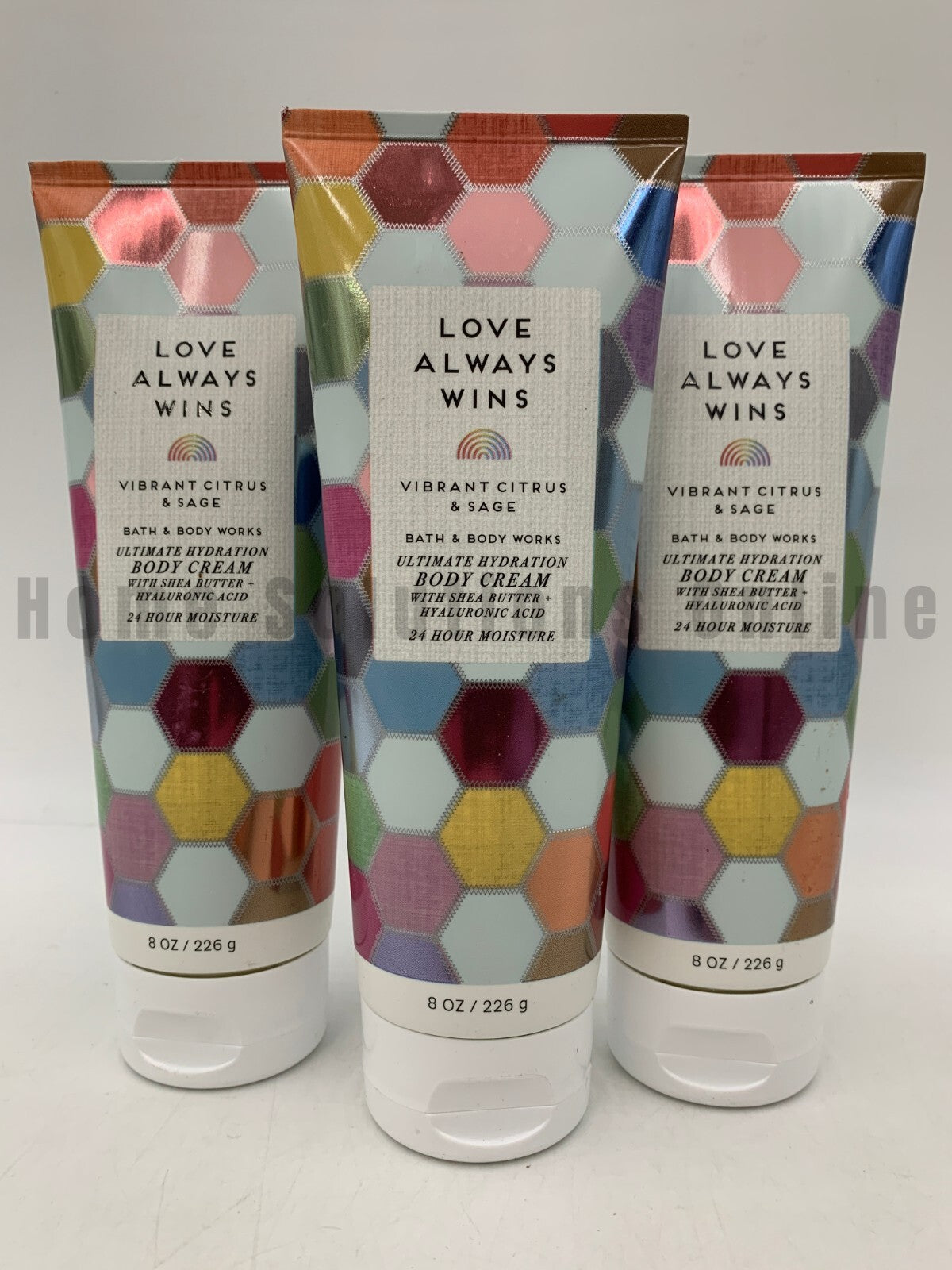 Love Always Wins Ultimate Hydration Shea Cream Set of 3 - 8 Oz