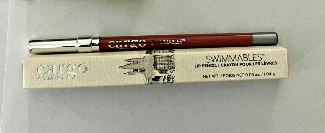 Cargo Swimmables Lip Pencil - Waterproof Lip Liner in Canaria Shade 0.03oz
