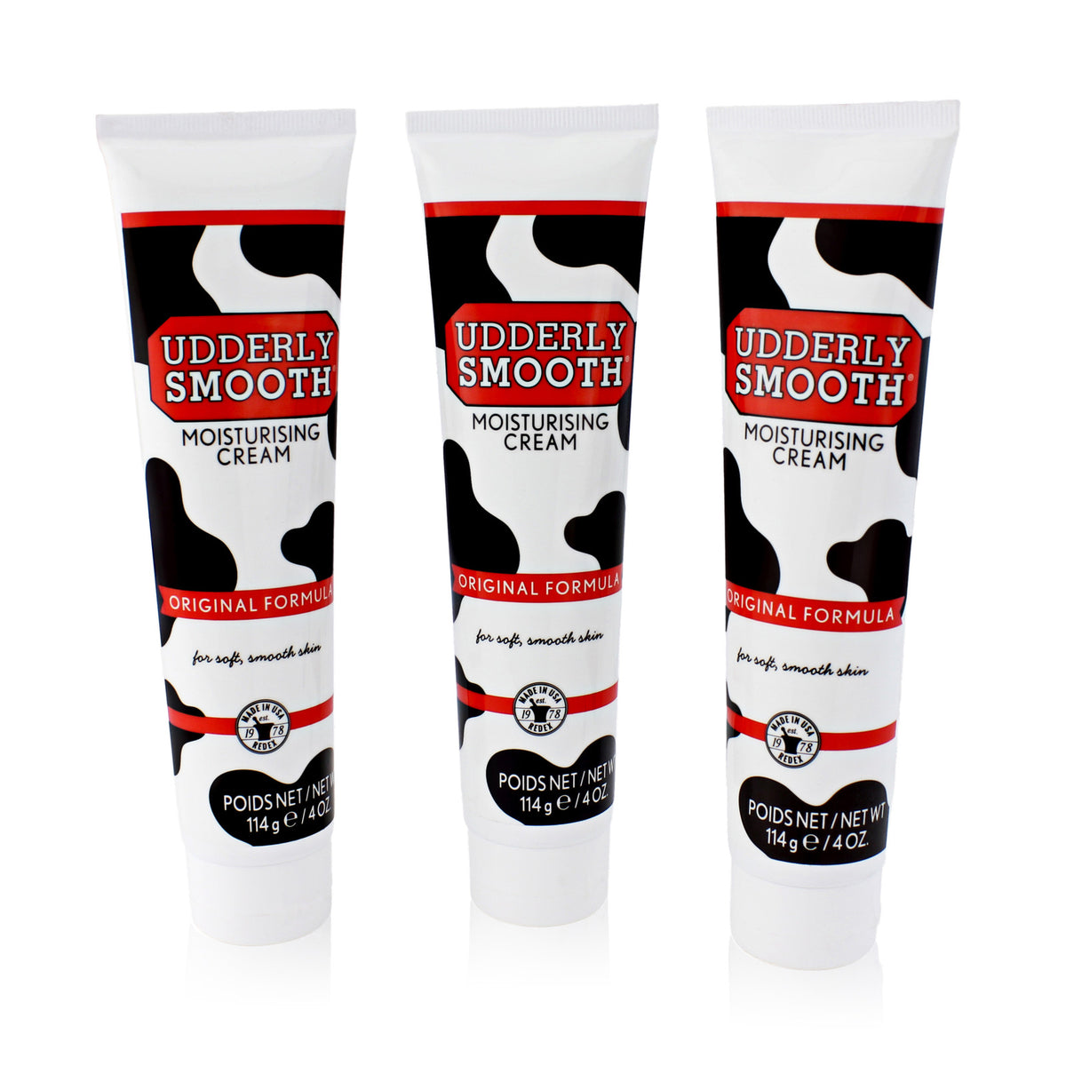 Udderly Smooth Hand Cream 4oz - 3 Pack Purse Size