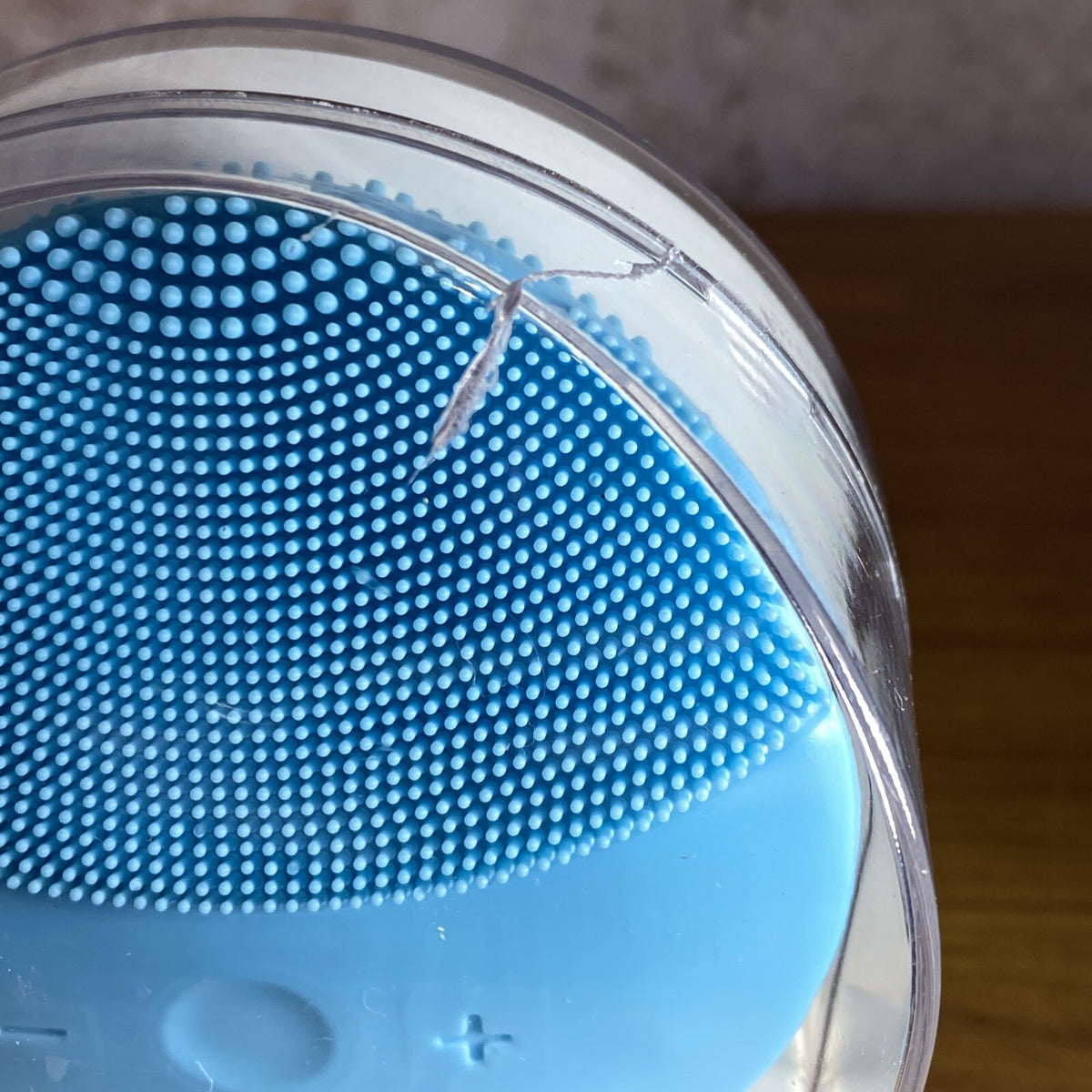 Mini Waterproof Facial Cleansing Brush - Blue for Deep Skin Care