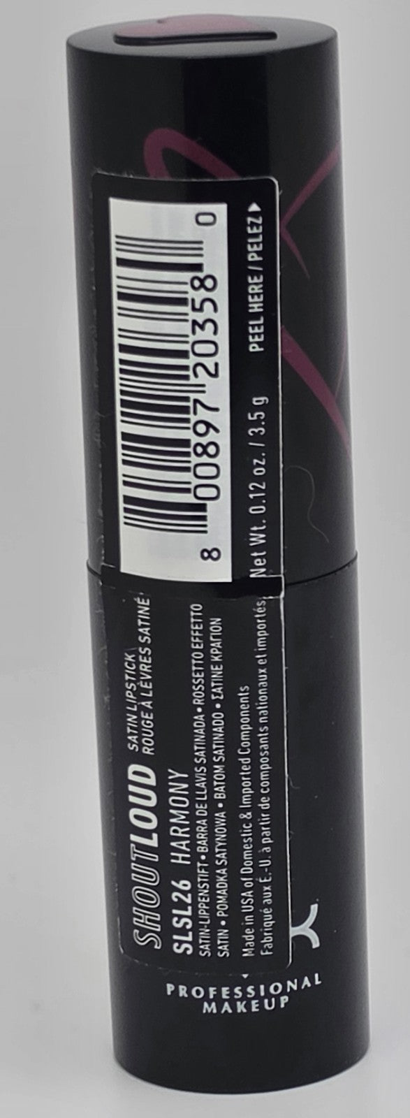 NYX Satin Lipstick Harmony - Shout Loud Lip Color, Free Shipping