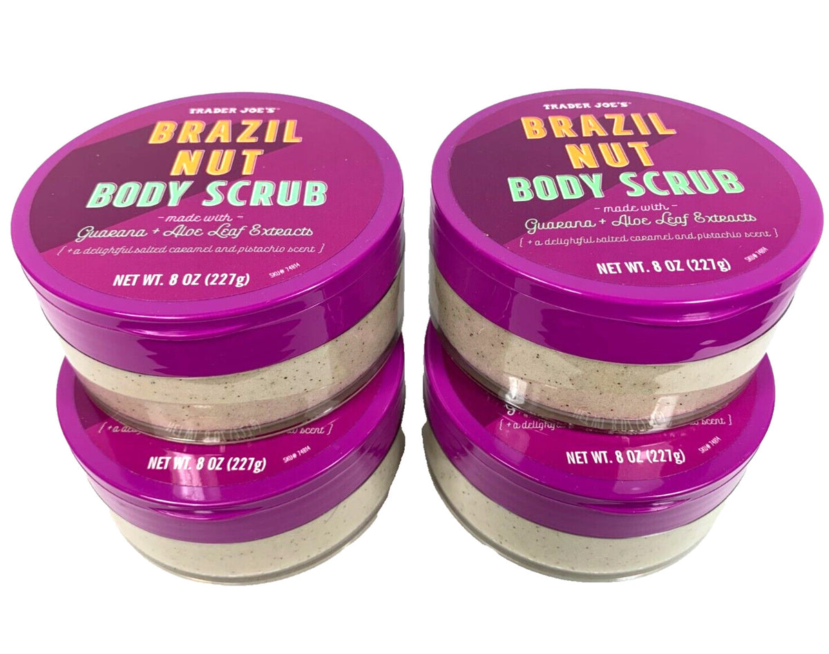 Trader Joe’s Brazil Nut Body Scrub 8oz NEW Quantity Discount