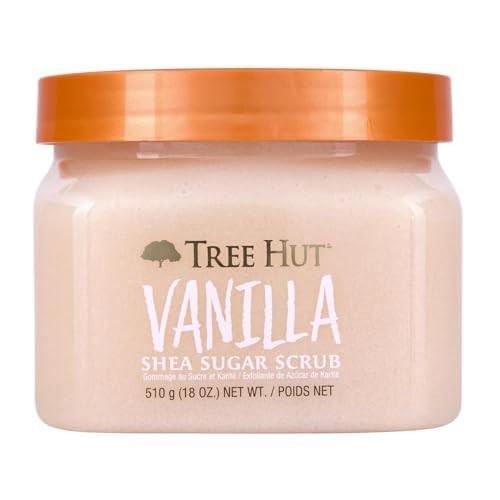 2 Pack Tree Hut Vanilla Shea Sugar Scrub 18 oz Exfoliating Body
