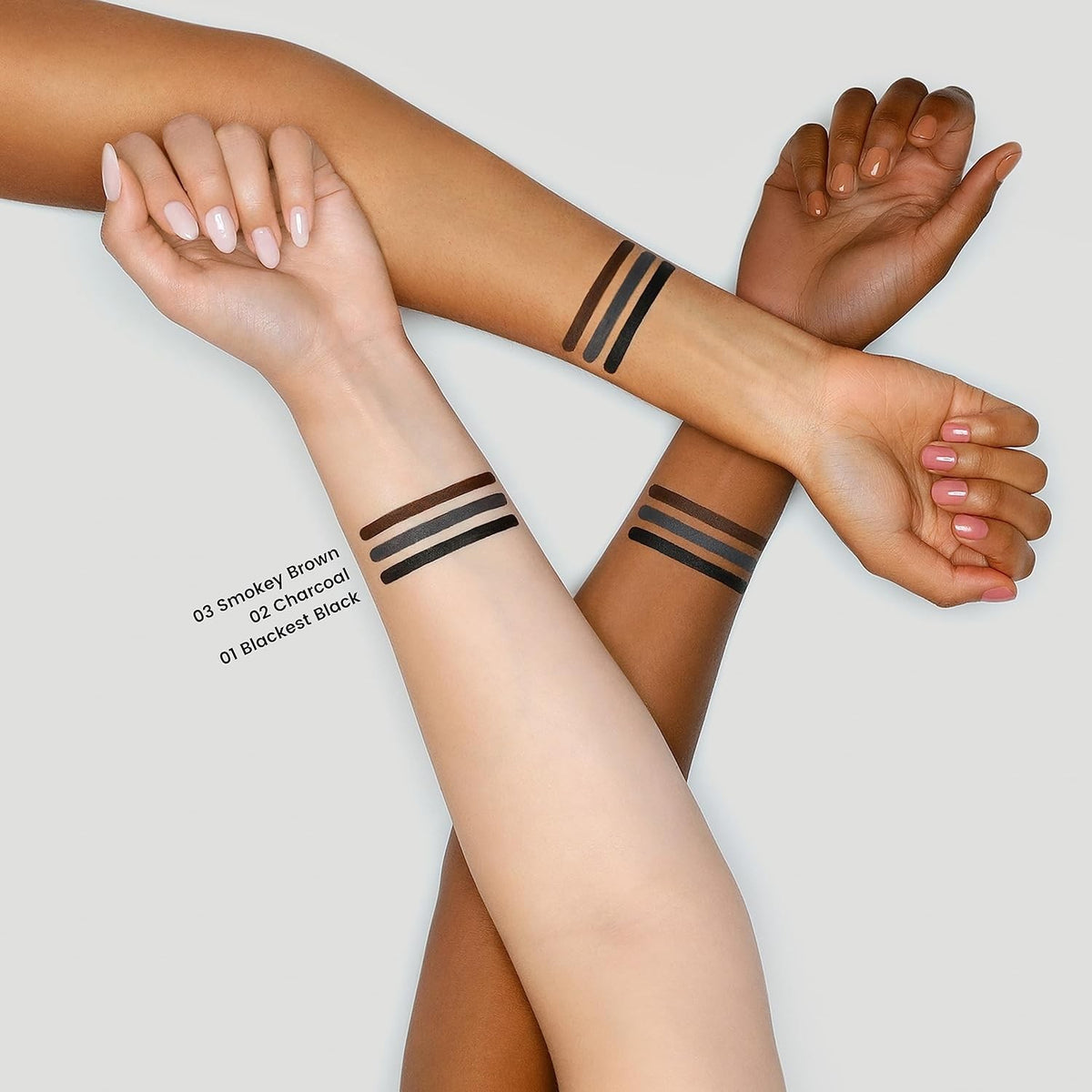2-Pack Waterproof & Long-Wear Kohl Eyeliner with Smudger & Sharpener