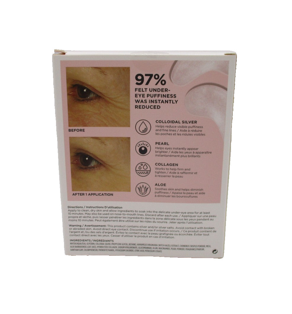 Bright Eyes Depuffing & Brightening Eye Gels - 8 Pairs, Skin Care for Eye Area